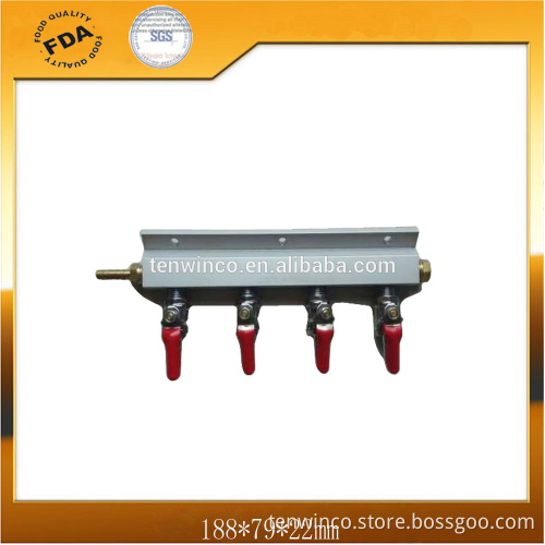2way gas line manifold splitter check valves home brew beer